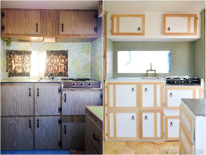 cabinets Cabinetry Vintage vintage Nugget: The  Refinishing Revivals trailer