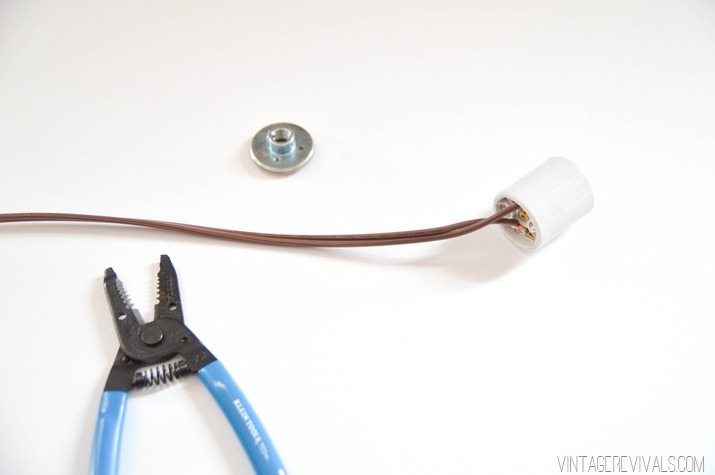 DIY Brass Bent Arm Chandelier-20