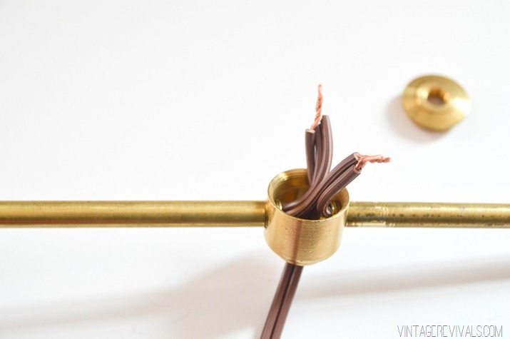 DIY Brass Bent Arm Chandelier-26 DIY Brass Bent Arm Chandelier-26
