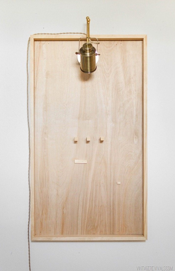 DIY Shadow Art Light Off vintagerevivals.com